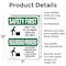 Signmission Safety Culture Sign, 7 in Width, Aluminum, Rectangle, Bilingual OS-2PACK-SF-A-710-L-10768 - alternate 5